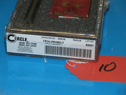 Circle carbide boring bar with inserts