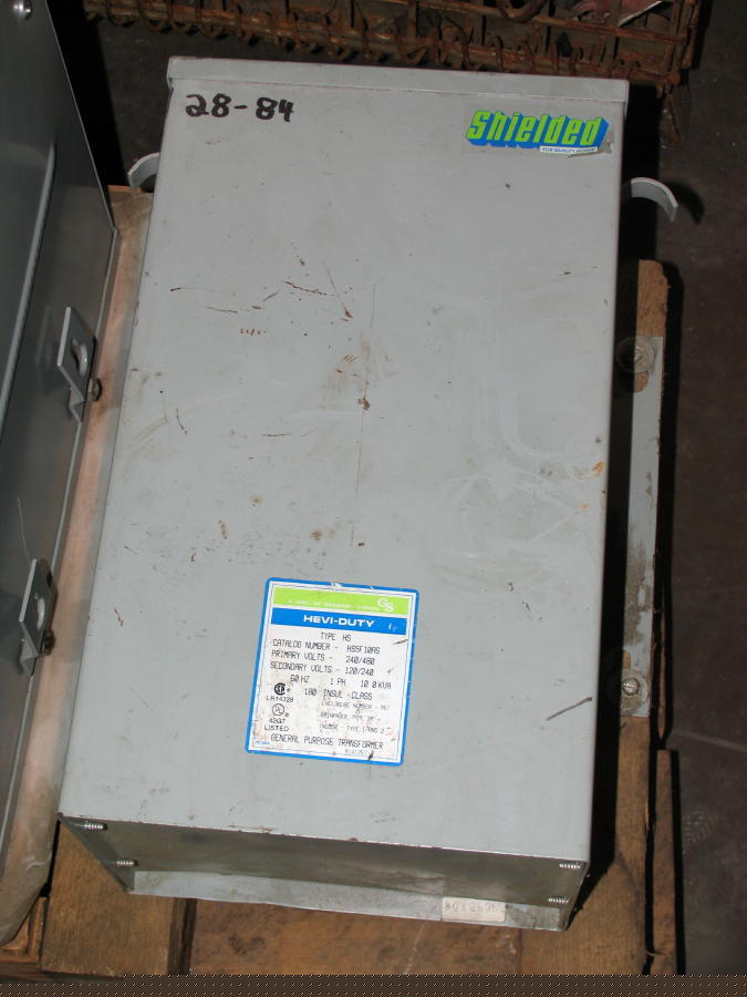 Hevi duty 10 kva dry-type transformer single phase