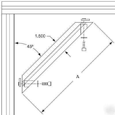 8020 aluminum 45 degree support 15 s 2559 n