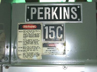 15 ton perkins o.b.i. press no. 15C, 3 hp, 1997 (20273)