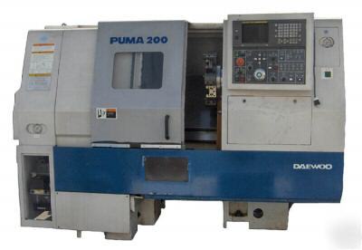 Daewoo puma 200C, cnc lathe