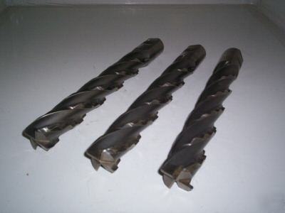 New end mill set of 3 weldon 1.1/4 dia./sh .120 radius 