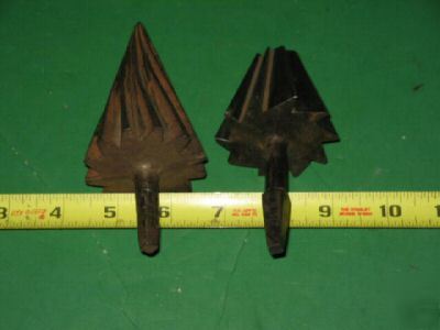 Pipe cutter reamers(2) vintage spiral & dead taper