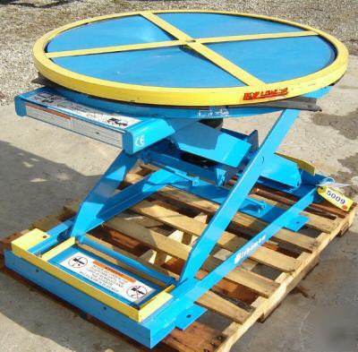 Bishomon ezloader ez-30 air lift & rotate table (5009)