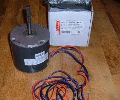 New 1/2 hp lennox 25G22 condensor fan motor - 