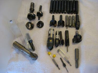 Large lot machinist tooling counterbores endmills more 