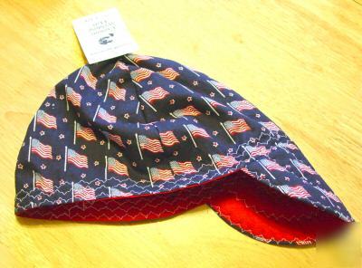 New usa flag american mini stars welding hat 7 1/4