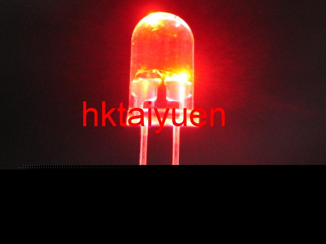 30X 5000MCD 5MM red led ultra bright free resistors