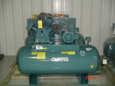 NEW10HP curtis industrial air compressor 120GALLON tank