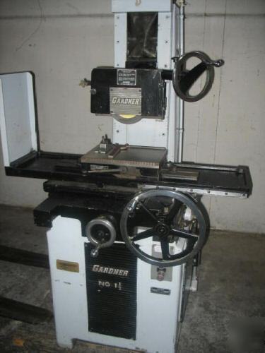 Gardner, model 1-1/2, hand feed, surface grinder