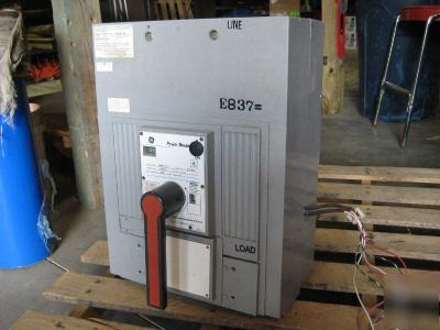 Ge power break TPMMF86 2500A manual op breaker TPMMF8