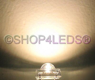 500 pcs 5MM 15000MCD super flux warm white led free r