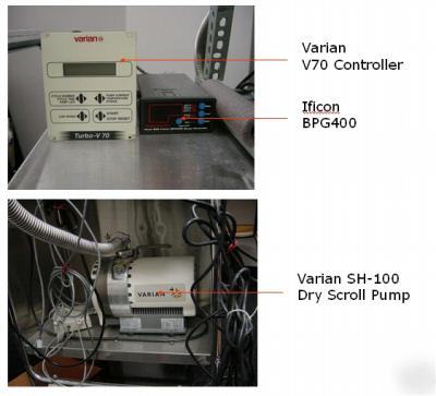 Varian turbo vacuum pumping station