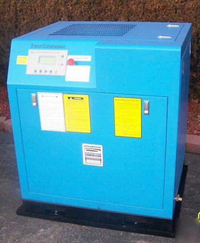 Eaton indus. true 15HP dual volt rotary air compressor