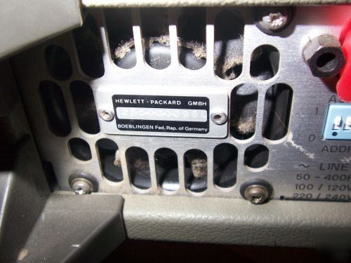 Hp agilent 8152A optical fiber optic power meter 