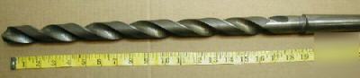 Long drill bit 13/32 morse taper #1 drills extra length