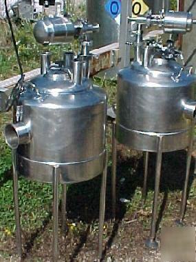 10GAL precision stainless 316LSS sanitary surge tanks