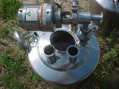 10GAL precision stainless 316LSS sanitary surge tanks