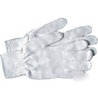 Boss mfg co glove white string knit ladies 301W