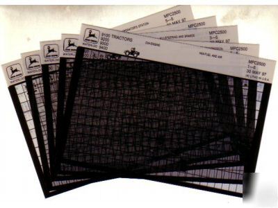 John deere 652 side hay rake parts manual microfiche