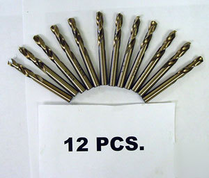 New (12) #52 cobalt stub drills - precision twist