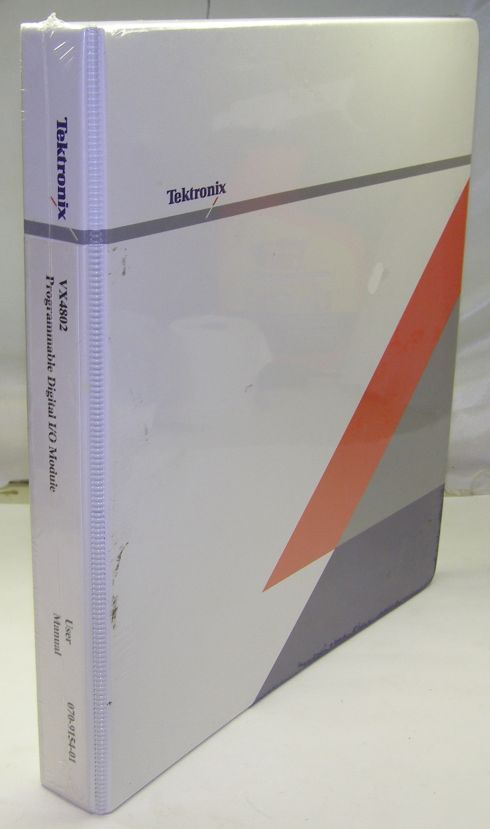 Tektronix VX4802 programmable digital i/o module manual