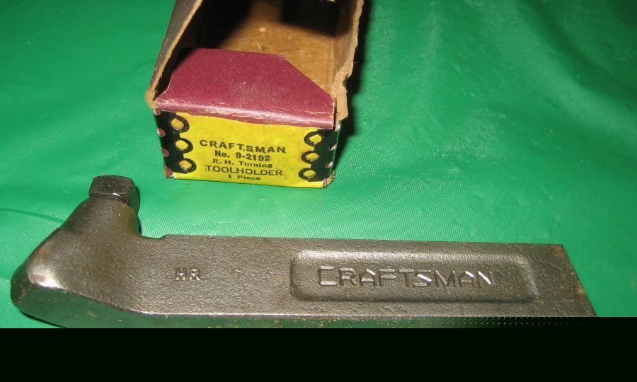 Craftsman 9-2192 right lathe tool holder + box