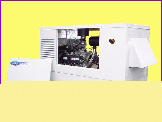 Ford quietrun 110 kw propane/natural gas generator