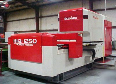 Nisshinbo hiq-1250 turret punch press