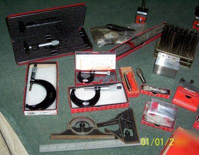 Starrett precision machinist tools