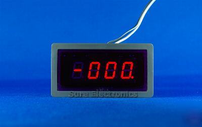 3Â½ digital red led ac 0~500V volt panel meter