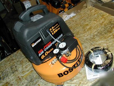 Compressor finish/brad nail gun stapler combo bostitch