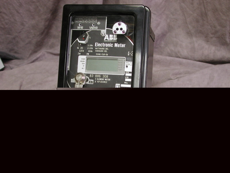 Abb electric/power wattmeter type E1B-2R digital