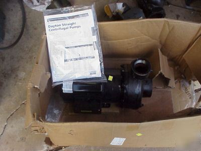 Dayton 2 hp centrifugal pump 4ZA35 115 / 230 vac