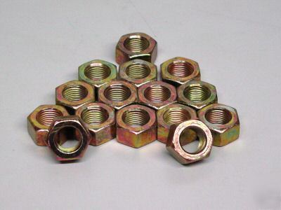 9/16 - 18 grade 8 hex nuts, sae fine thread, qty (15)