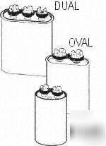 Capacitor 35/5/440 dual capacitor made by ge 