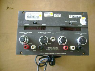 Lambda dual regulator power supply model lqd-421