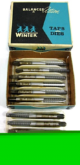 New #12-24 tap lot of 12 hsg H3 spiral point bottom usa
