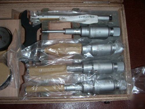 New swiss tesa etalon inside bore micrometer set 