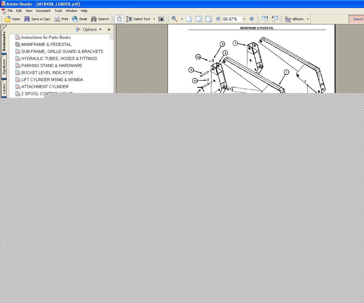 Kubota M1840A parts manual - we have other manuals