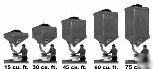 Fpp-P45 -- flowable packing peanut vacuum