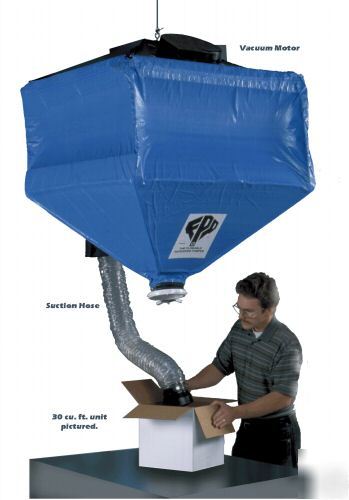 Fpp-P45 -- flowable packing peanut vacuum