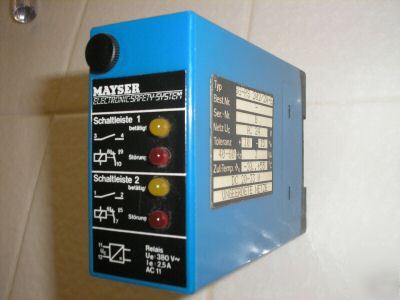 Mayser electronic safety control type sg-rs-202/2A-e