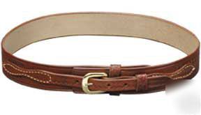 Western sportsmans hunter mens womans leather belt 