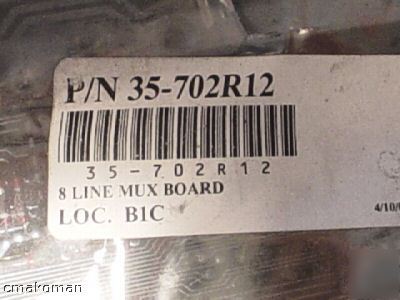 New 8 line mux board p/n 35-702R@ 