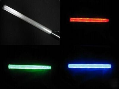 Traffic safety wand led multicolor baton