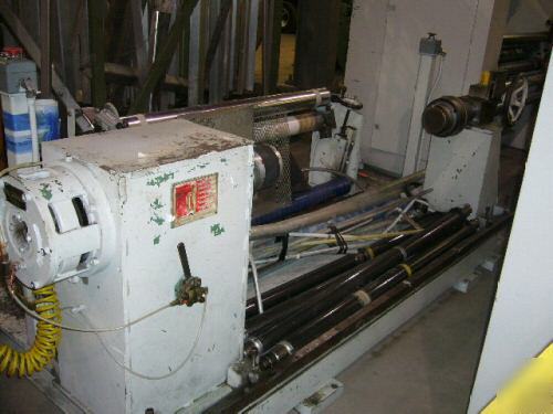 Dusenbery 54 inch 865 slitter shear 4-position rewind 