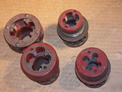 Lot fair condition toledo ratched threading heads N201