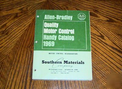 1969 allen-bradley motor control handy catalog