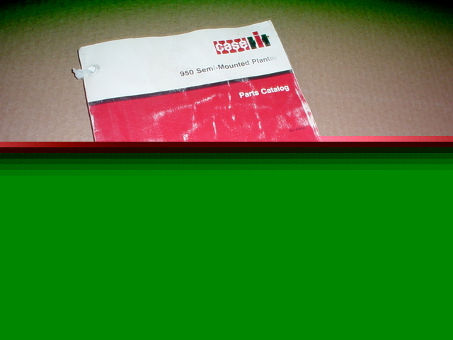 Case ih 950 planter semi-mounted parts manual catalog